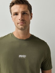 HUGO Green Relaxed Fit Logo T-Shirt - Image 3 of 4