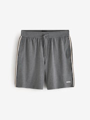 BOSS Grey Unique Logo Shorts - Image 1 of 1