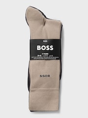 Noir - Lot de 5 paires de chaussettes BOSS - Image 2 de 3