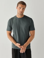 Zeleno - BOSS Relaxed Fit Logo Majica kratkih rukava - Slika 1 od 4