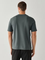 Zeleno - BOSS Relaxed Fit Logo Majica kratkih rukava - Slika 2 od 4