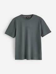 Zeleno - BOSS Relaxed Fit Logo Majica kratkih rukava - Slika 4 od 4