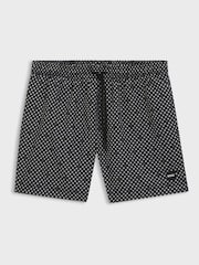 BOSS Brown Vibe Printed Swim Shorts - Image 1 of 1