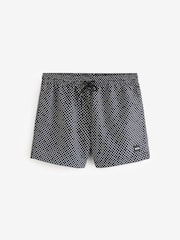 BOSS Brown Vibe Printed Swim Shorts - Image 5 of 5