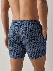 BOSS Blue Vibe Printed Swim Shorts - Image 3 of 5