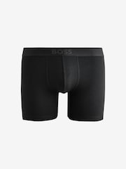 Бордовий червоний/чорний - BOSS One Logo Hipster Boxers 3 Pack - Image 4 of 4