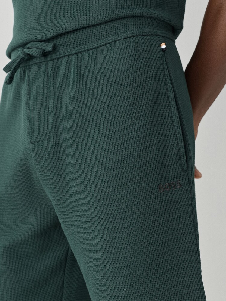 BOSS Green Waffle Texture Shorts - Image 3 of 3 BOSS Green Waffle Texture Shorts - Image 3 of 3