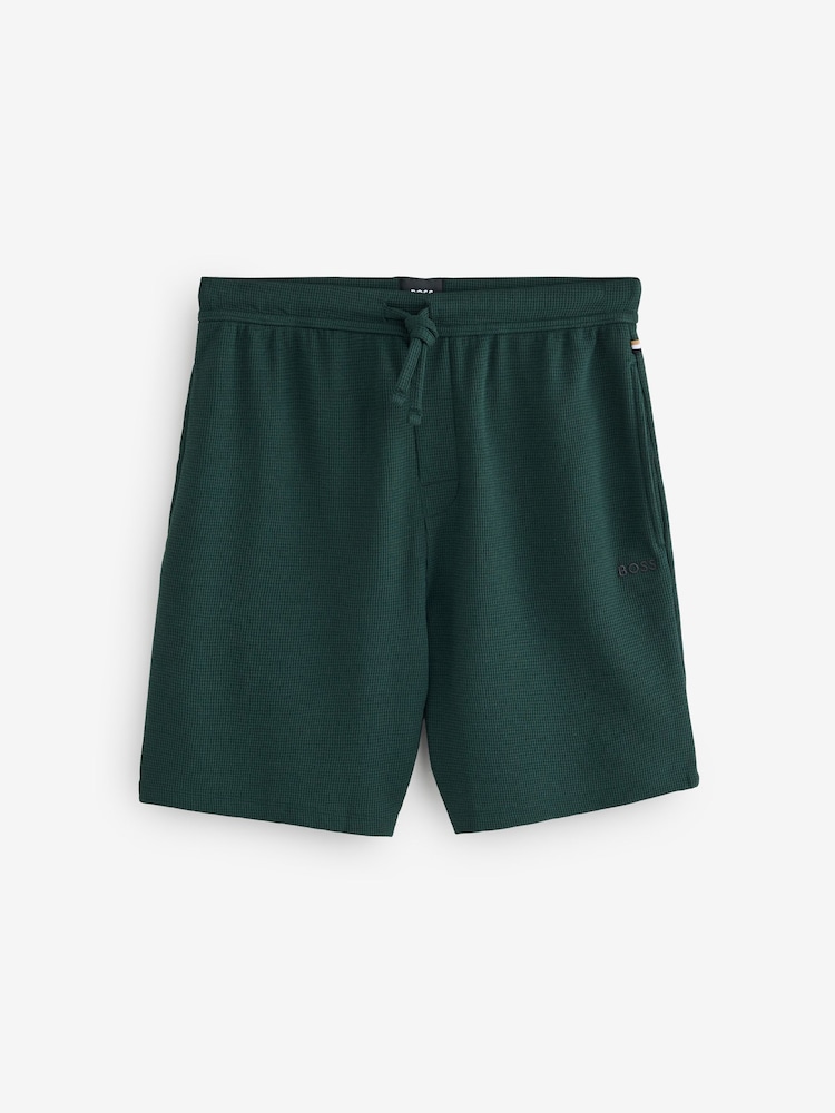 BOSS Green Waffle Texture Shorts - Image 4 of 4 BOSS Green Waffle Texture Shorts - Image 4 of 4