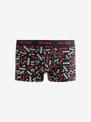 HUGO Stretch Cotton Trunk Boxers 3 Pack - Imaginea 3 din 4