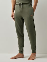 HUGO Green Waffle Joggers - Image 3 of 5