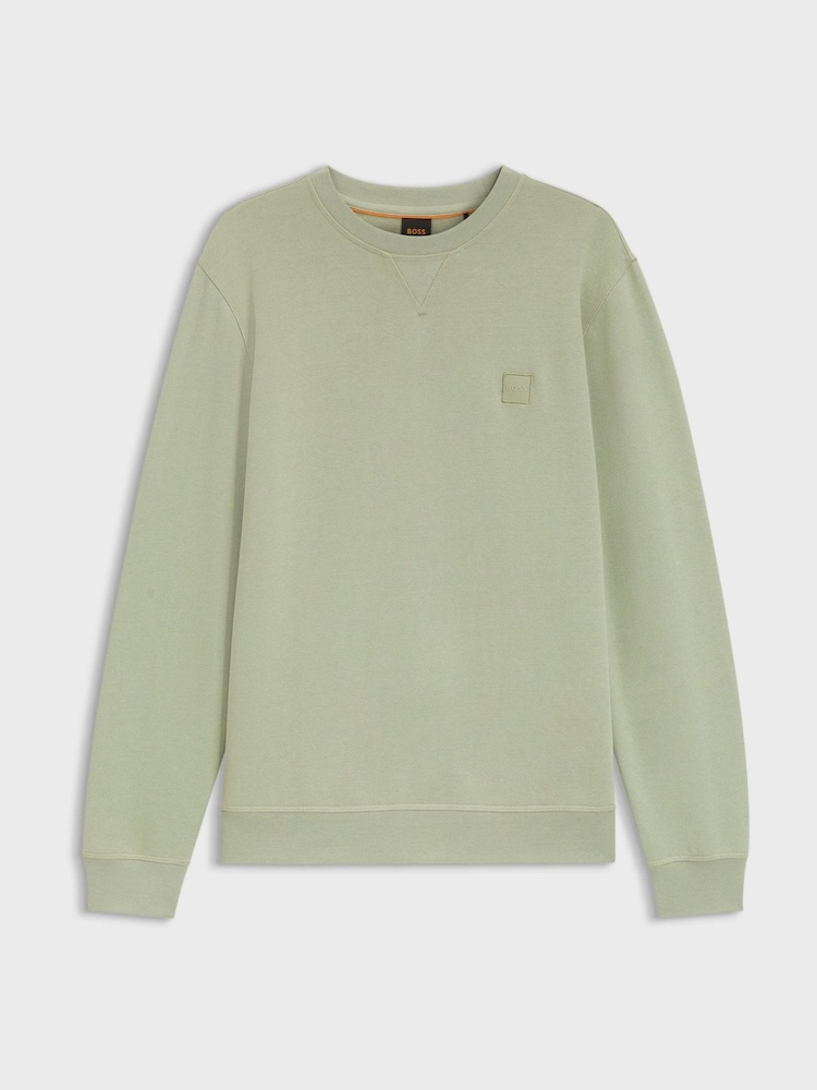 BOSS Green Westart Crew Neck Logo Sweatshirt - Image 1 of 1 BOSS Green Westart Crew Neck Logo Sweatshirt - Image 1 of 1