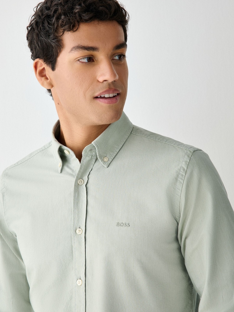 Camisa con logo BOSS Rickert de corte regular - Imagen 3 de 3