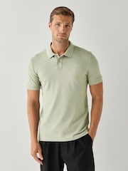 BOSS Green Slim Fit Passenger Box Logo Polo Shirt - Image 1 of 3