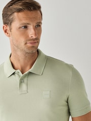 BOSS Green Slim Fit Passenger Box Logo Polo Shirt - Image 2 of 3
