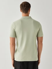BOSS Green Slim Fit Passenger Box Logo Polo Shirt - Image 3 of 3