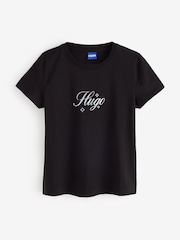 HUGO Script Logo mazuļi T-krekls - Attēls 1 no 1