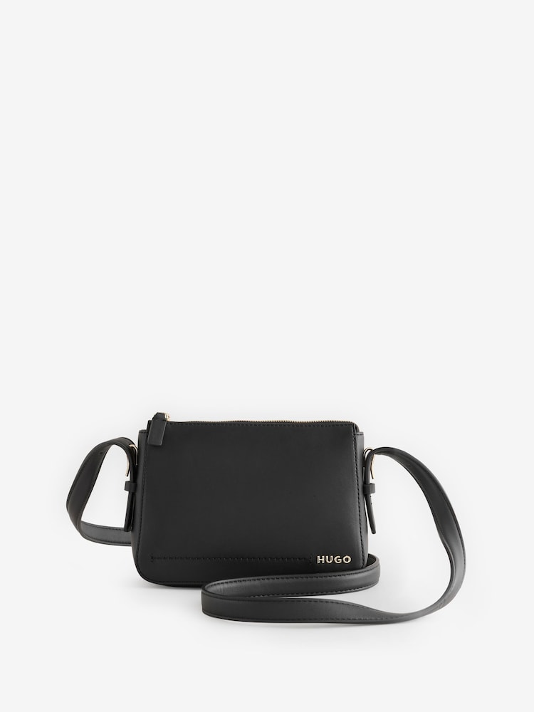 HUGO Black Yorih Logo Cross-Body Bag - Image 1 of 3 HUGO Black Yorih Logo Cross-Body Bag - Image 1 of 3