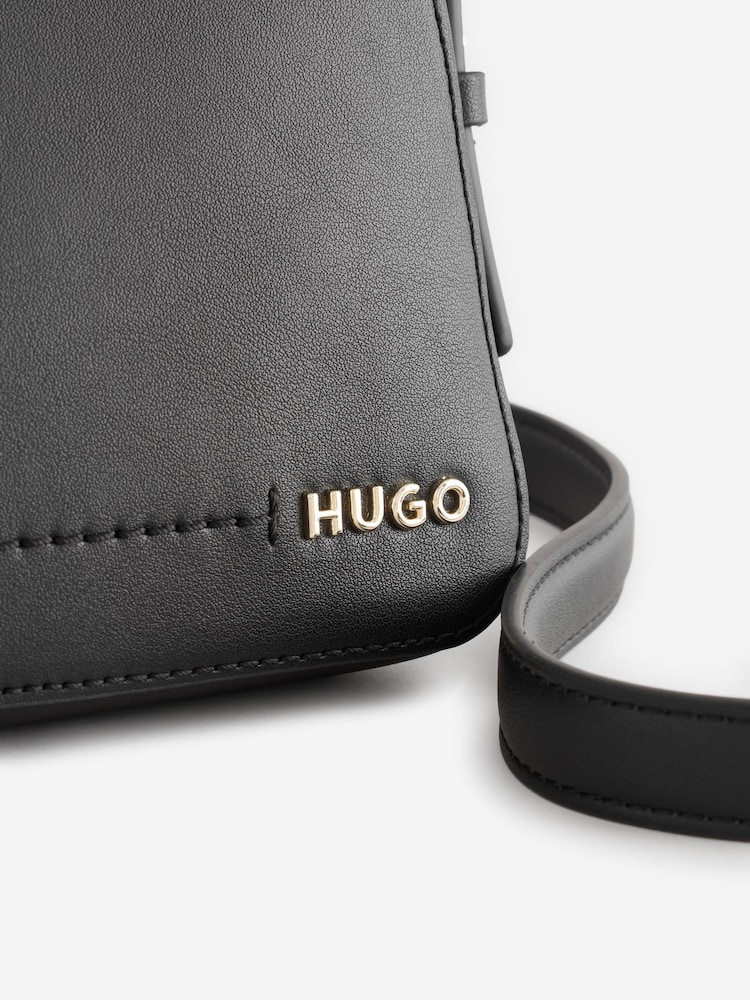 HUGO Black Yorih Logo Cross-Body Bag - Image 2 of 3 HUGO Black Yorih Logo Cross-Body Bag - Image 2 of 3