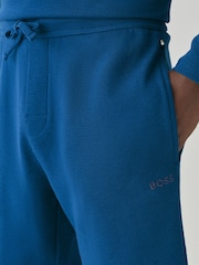 Blu-verde - Pantaloncini con texture a nido d'ape BOSS - Immagine 3 di 4