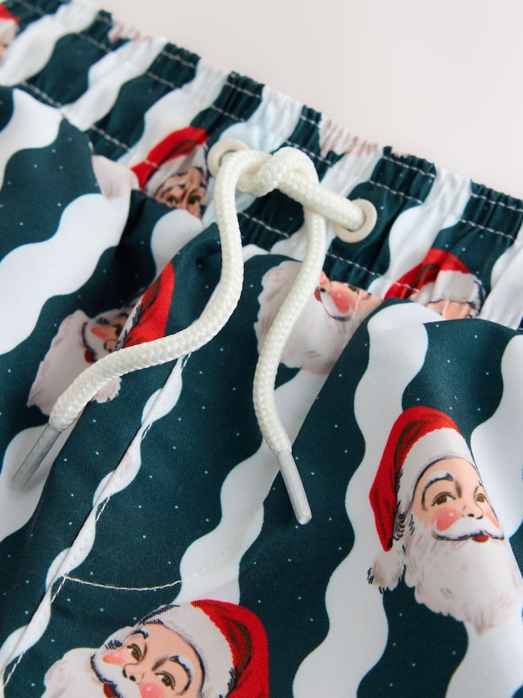 Christmas Santa Printed Swim Shorts (3mths-16yrs) - Image 10 of 10 Christmas Santa Printed Swim Shorts (3mths-16yrs) - Image 10 of 10
