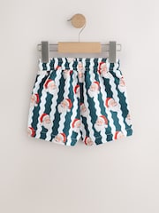 Christmas Santa Printed Swim Shorts (3mths-16yrs) - Image 8 of 10