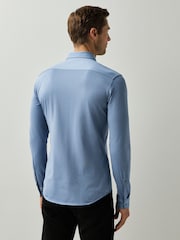 BOSS Blue Zetrust Regular-Fit Logo Quarter Zip Sweatshirt - Image 2 of 5