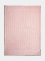 Jojo Maman Bébé Light Pink Cellular Blanket - Image 2 of 4