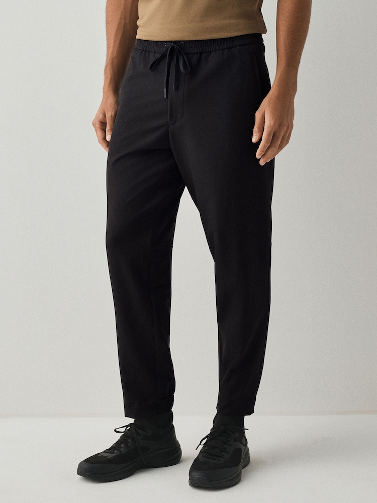 BOSS Black Flex Regular Fit Trousers - Image 1 of 7 BOSS Black Flex Regular Fit Trousers - Image 1 of 7