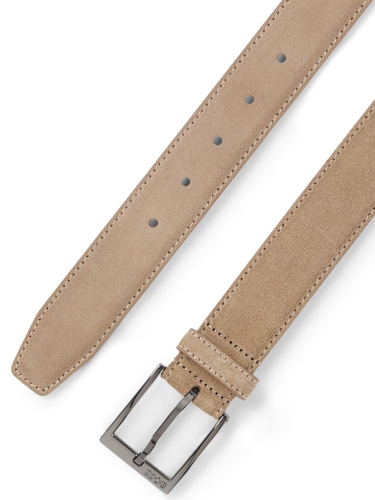 BOSS Natural Elloy Logo Belt - Image 2 of 2