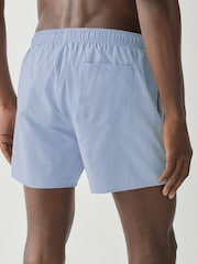 BOSS Blue Iconic Side Stripe Logo Swim Shorts - Image 2 of 5