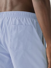 BOSS Blue Iconic Side Stripe Logo Swim Shorts - Image 4 of 5