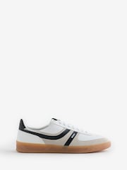 BOSS Natural Brandon Gum Sole Trainers - Image 1 of 1