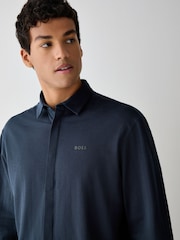 BOSS Blue Excurse Regular Fit Shirt - Image 3 of 4