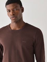 BOSS Brown Classic Long Sleeve T-Shirts 3 Pack - Image 6 of 9