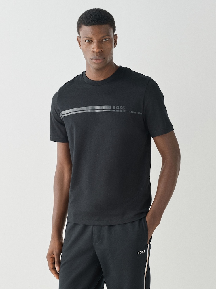 BOSS Black Authentic Regular-Fit Logo T-Shirt - Image 1 of 4