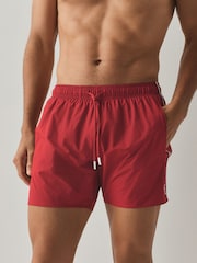BOSS Red Iconic Side Stripe Logo Swim Shorts - Image 2 of 5