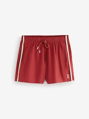 BOSS Red Iconic Side Stripe Logo Swim Shorts - Image 5 of 5