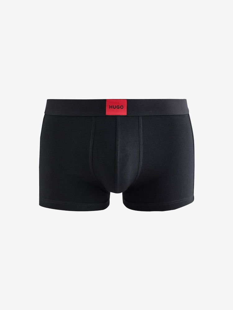 HUGO Grey Galaxy Trunk Boxers 3 Pack - Image 2 of 4