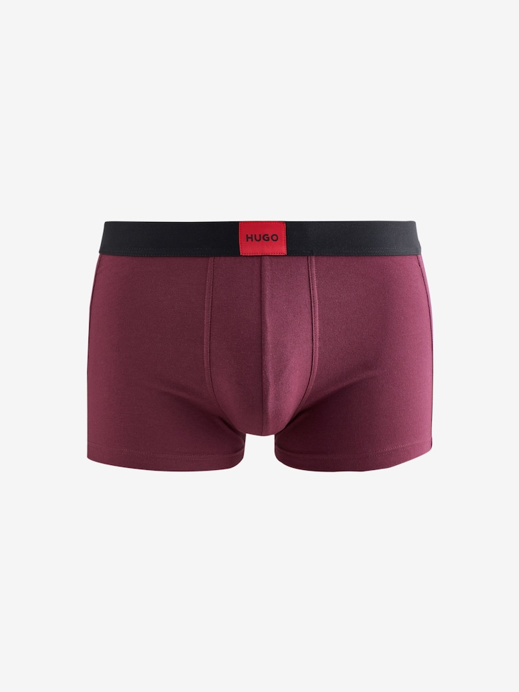 HUGO Grey Galaxy Trunk Boxers 3 Pack - Image 4 of 4
