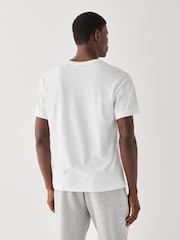 Alb - Tricou cu sigla HUGO Box - Imaginea 2 din 4