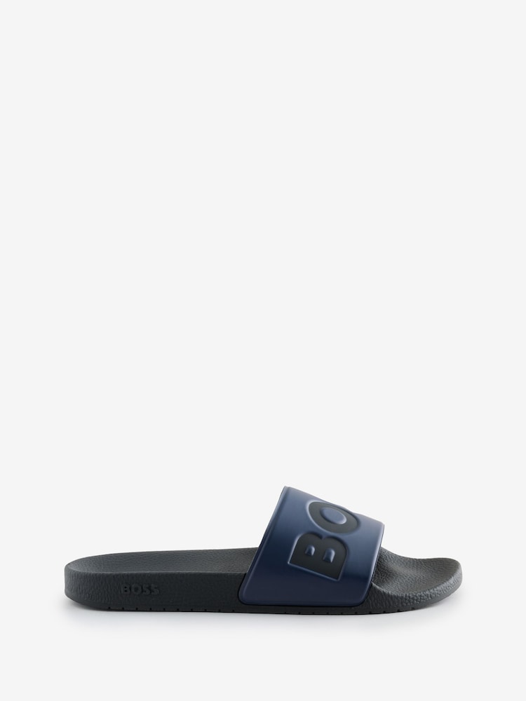 BOSS Blue Large Logo Sliders - Image 1 of 1