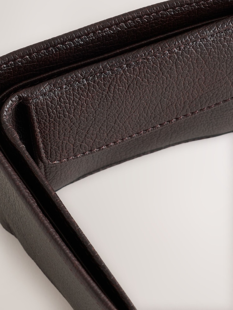 BOSS Brown Iconic Logo Leather Wallet - Image 4 of 4 BOSS Brown Iconic Logo Leather Wallet - Image 4 of 4