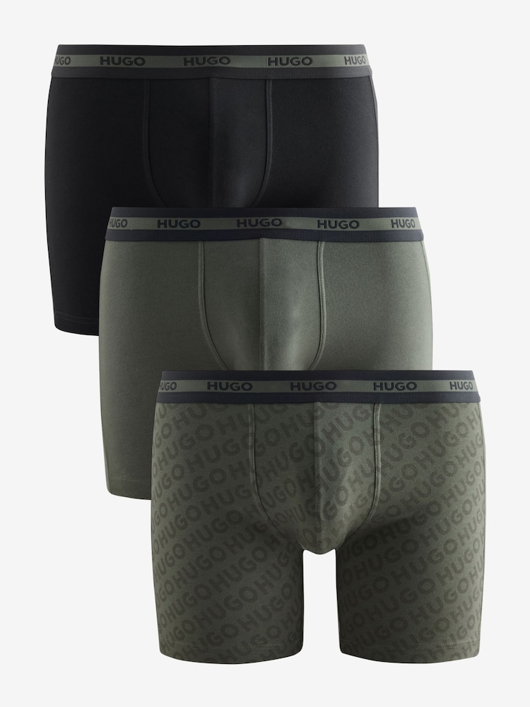 حزمة من 3 بوكسرات Hipster من HUGO - Image 1 of 4 حزمة من 3 بوكسرات Hipster من HUGO - Image 1 of 4