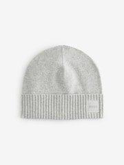 אפור - BOSS Akaio Beanie - תמונה 1 מתוך 1