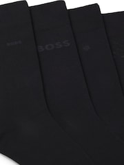 BOSS Black Iconic Logo Gift Socks 4 Pack - Image 3 of 3