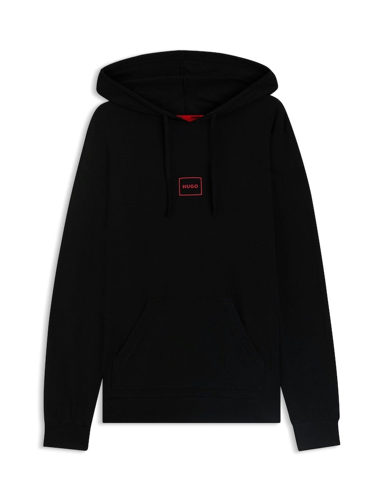 HUGO Black Box Logo Relaxed Fit Hoodie - Image 1 of 1 HUGO Black Box Logo Relaxed Fit Hoodie - Image 1 of 1