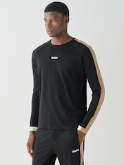 Tricou cu logo BOSS Balance Mânecă lungă - Imaginea 1 din 5