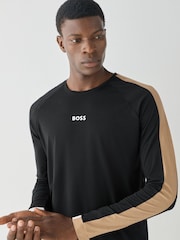 Tricou cu logo BOSS Balance Mânecă lungă - Imaginea 4 din 5