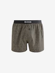 Табиғи - BOSS Tartan Classic логотипті хипстер боксшыларының жиынтығы 2 жиынтық - 3суретінің 2 суреті