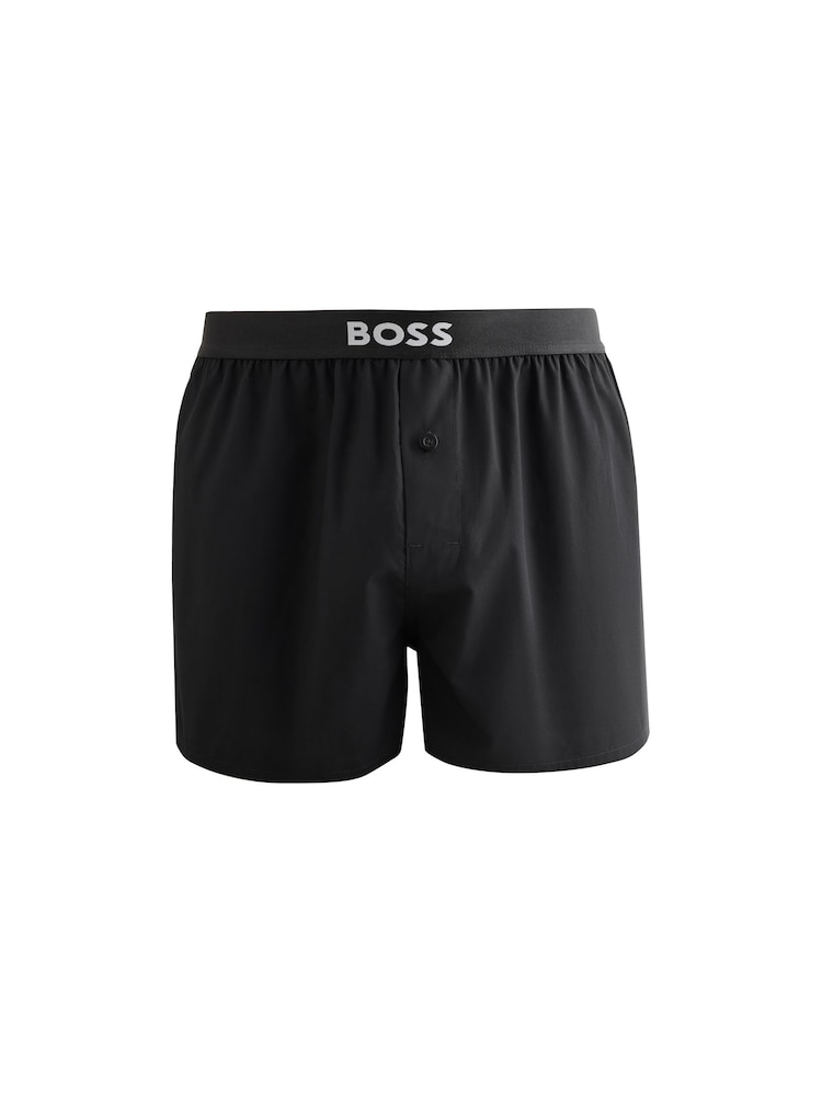 Табиғи - BOSS Tartan Classic логотипті хипстер боксшыларының жиынтығы 2 жиынтық - 3суретінің 3 суреті